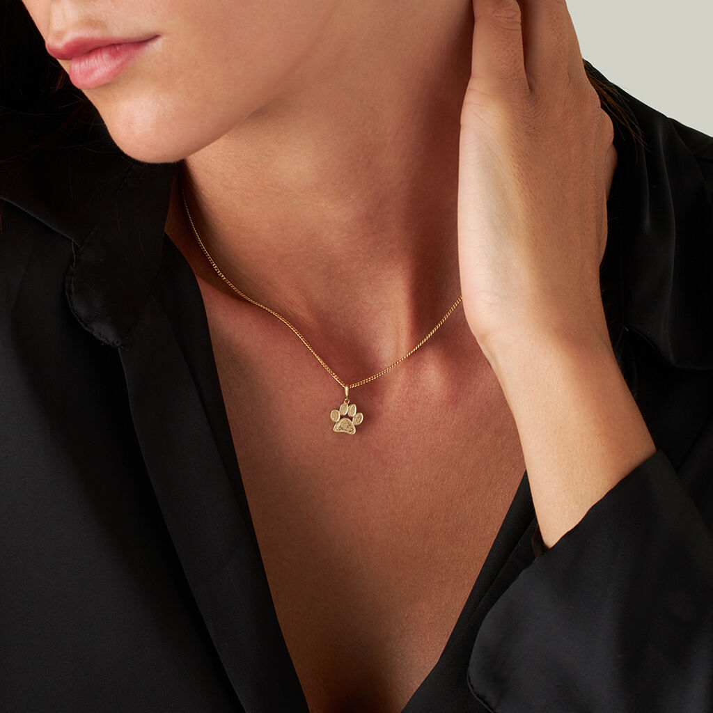 Pendente Poème Oro Giallo