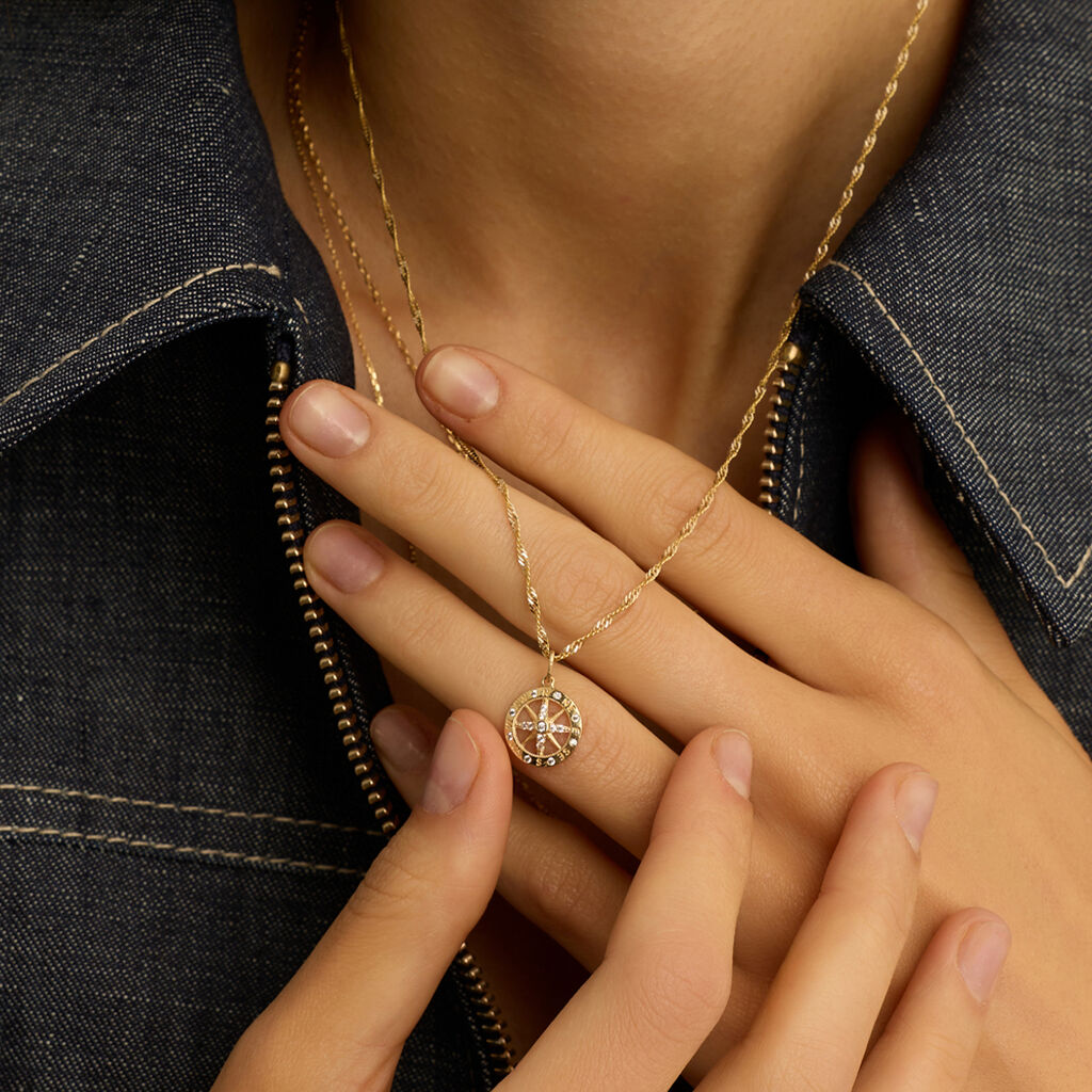 Pendente Poème Oro Giallo Cubic Zirconia