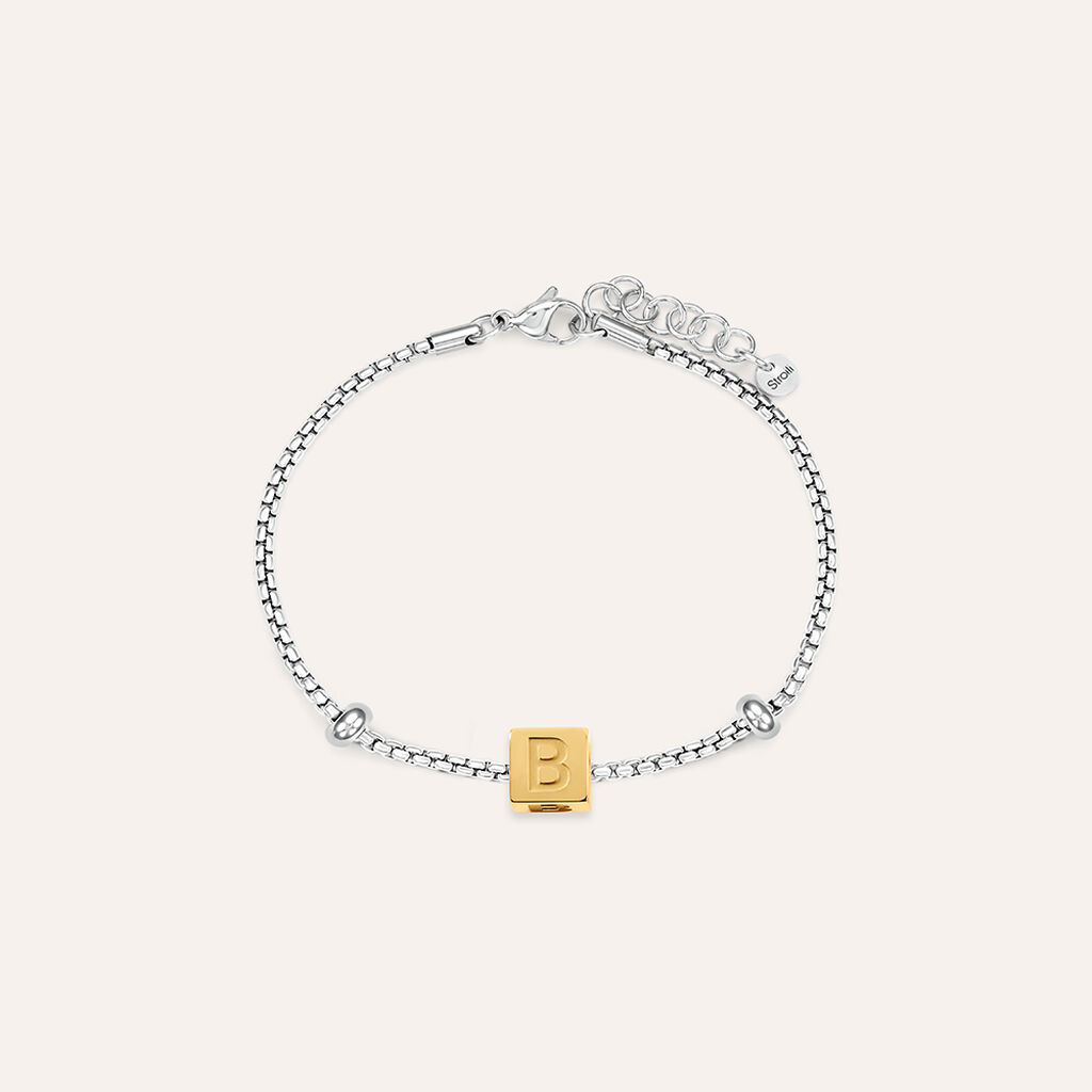 Bead Essential Code Acciaio Dorato