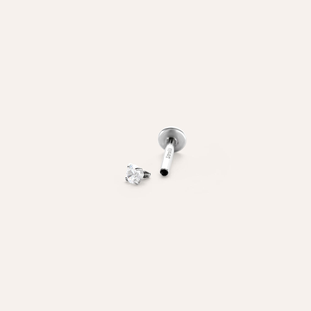 Piercing Orecchio Tragus Helix Conch Lady Code Acciaio Cristallo - Piercing Orecchio Donna | Stroili