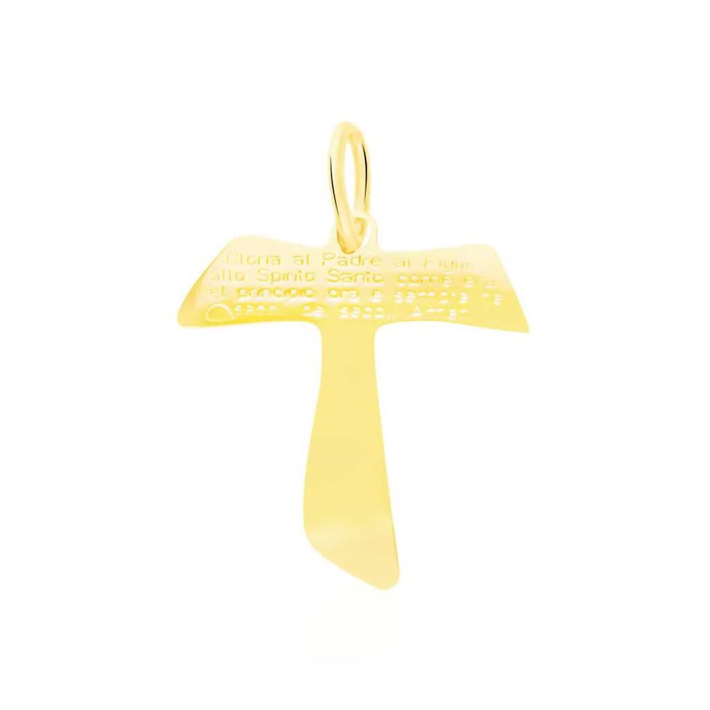 Pendente Holy Oro Giallo - Ciondoli con Incisione Unisex | Stroili