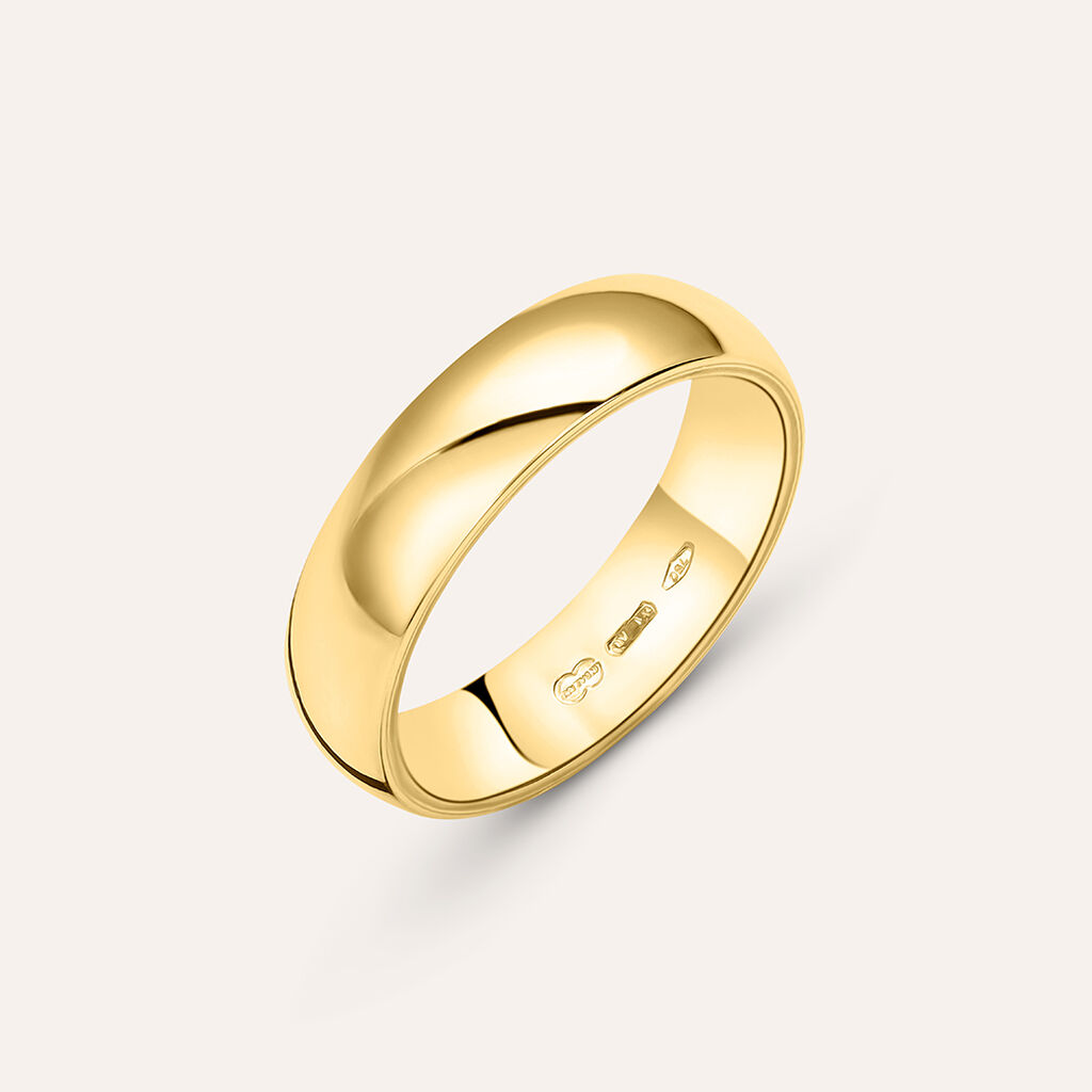 Fede Mantovana 5 mm Oro Giallo