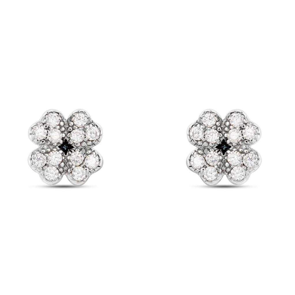 Orecchini Lobo Silver Moments Argento Rodiato Cubic Zirconia - Orecchini a Lobo Donna | Stroili