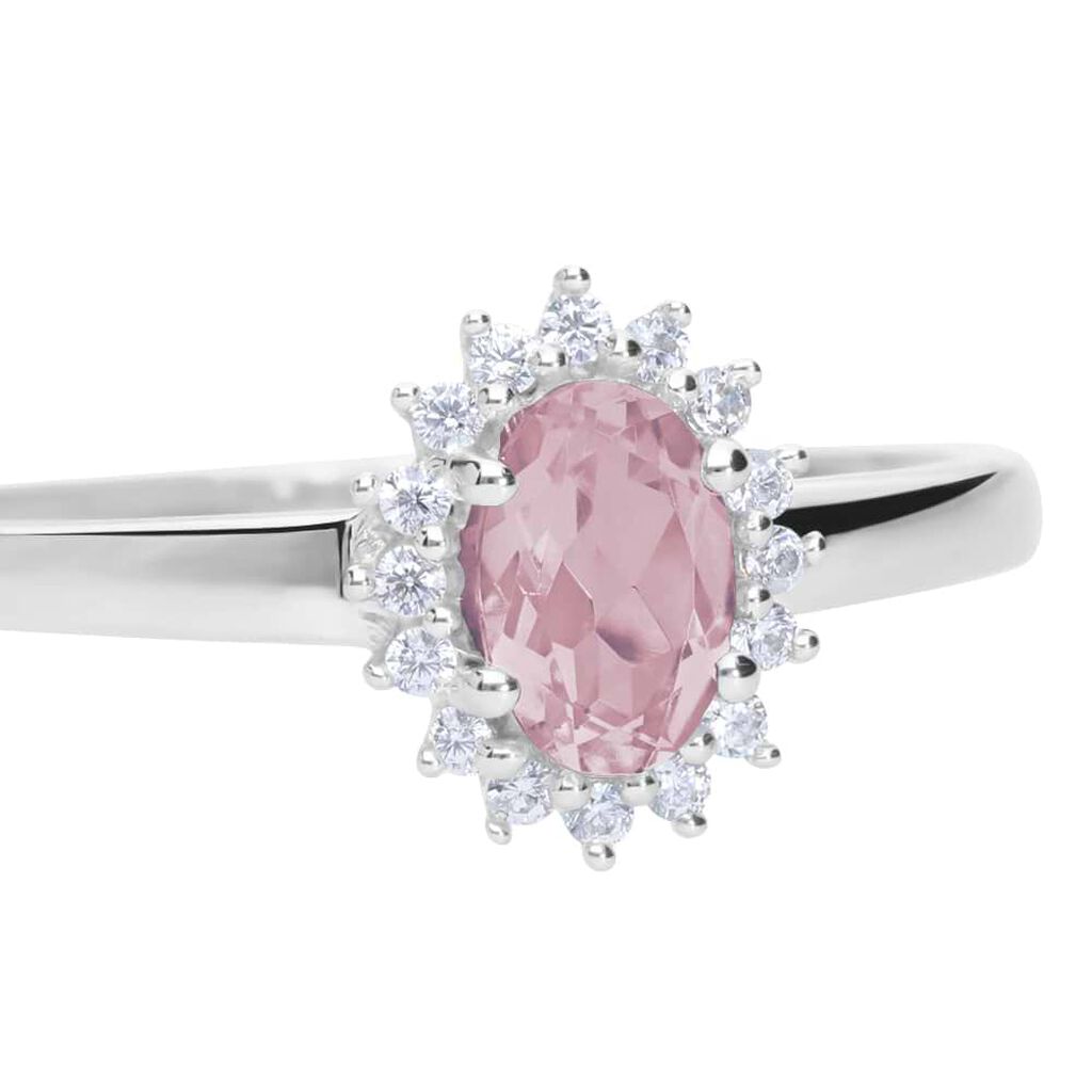 Anello Solitario Amélie Oro Bianco Topazio Cubic Zirconia - Anelli con Pietre Donna | Stroili