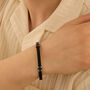 Bracciale Man Code Acciaio Bicolore Bianco / Nero