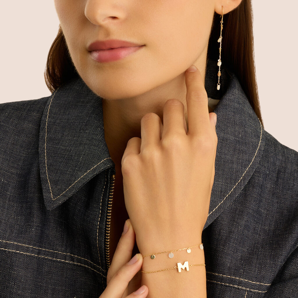 Bracciale Beverly Oro Giallo Madreperla