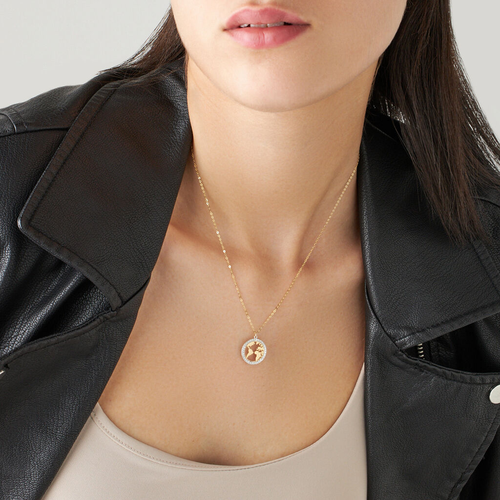 Collana Claire Oro Giallo Cubic Zirconia - Collane Donna | Stroili