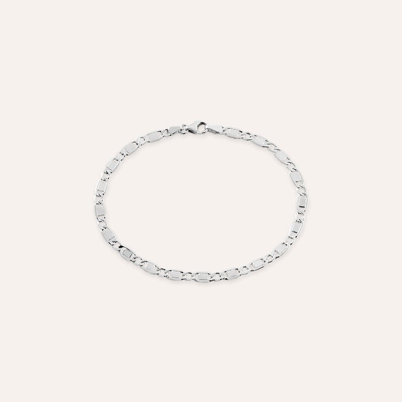 Bracciale Catena L'homme Or Oro Bianco - Bracciali Uomo | Stroili