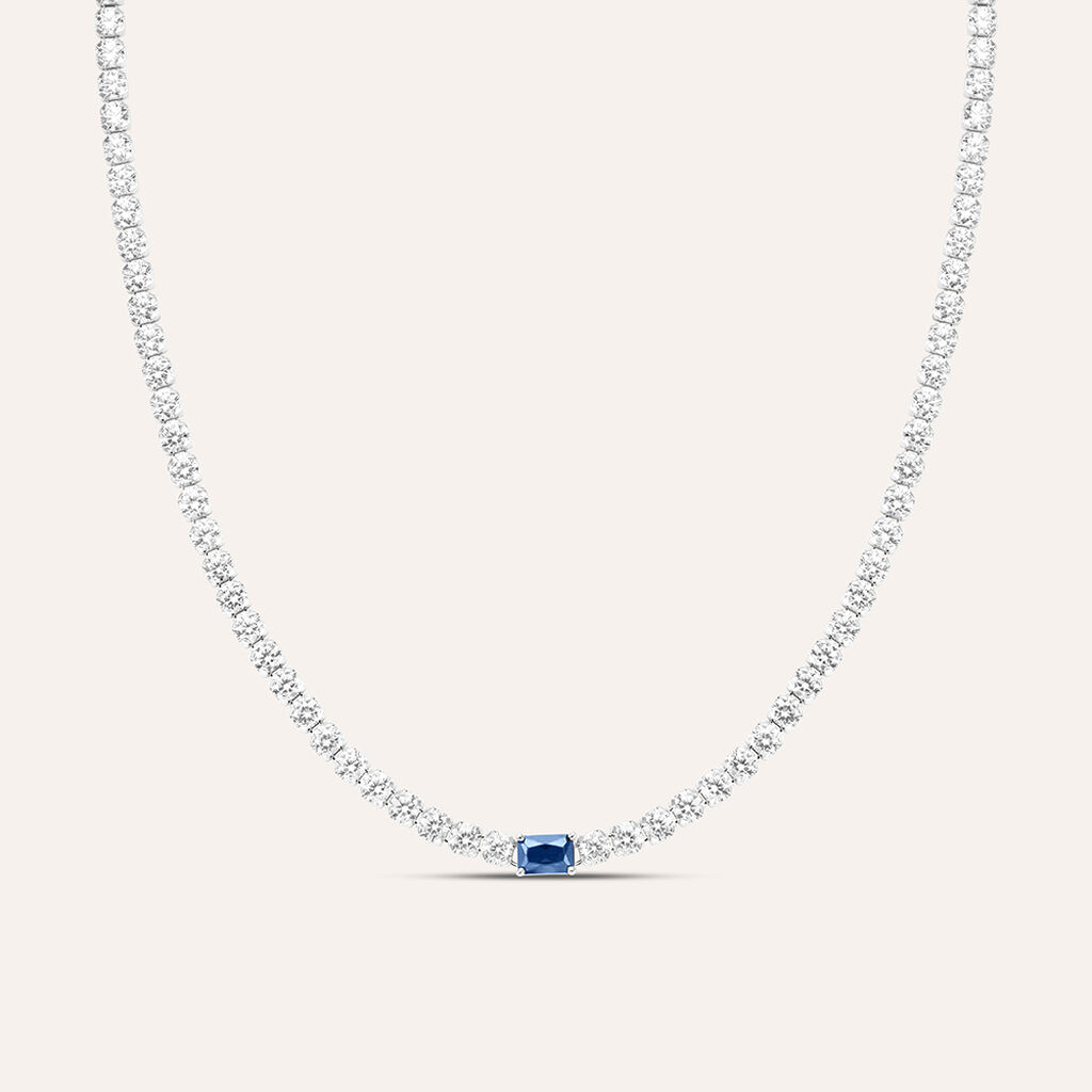 Collana Tennis Silver Elegance Argento Rodiato Cubic Zirconia