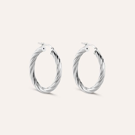 Orecchini A Cerchio Silver Collection Argento - Orecchini a Cerchio Donna | Stroili