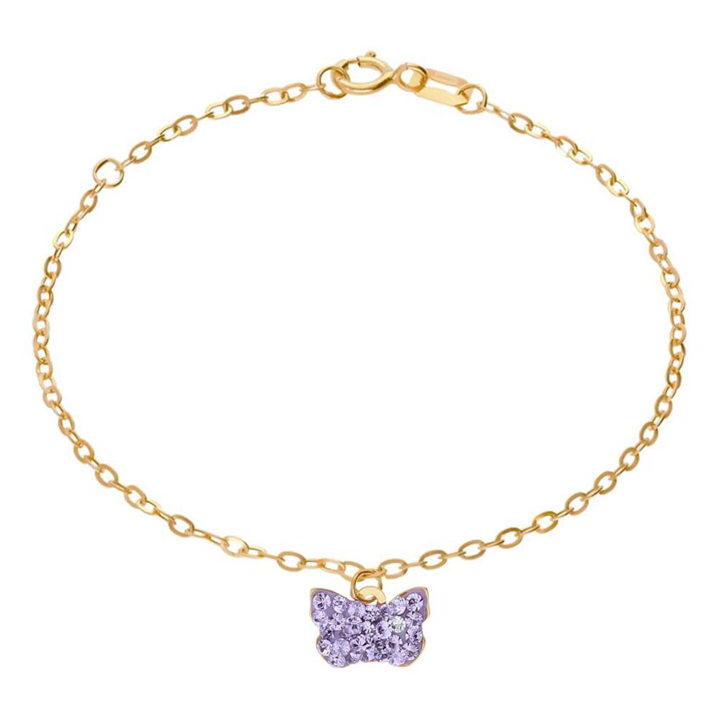 Bracciale Mon Petit Oro Giallo Cristallo - Bracciali Bambino | Stroili