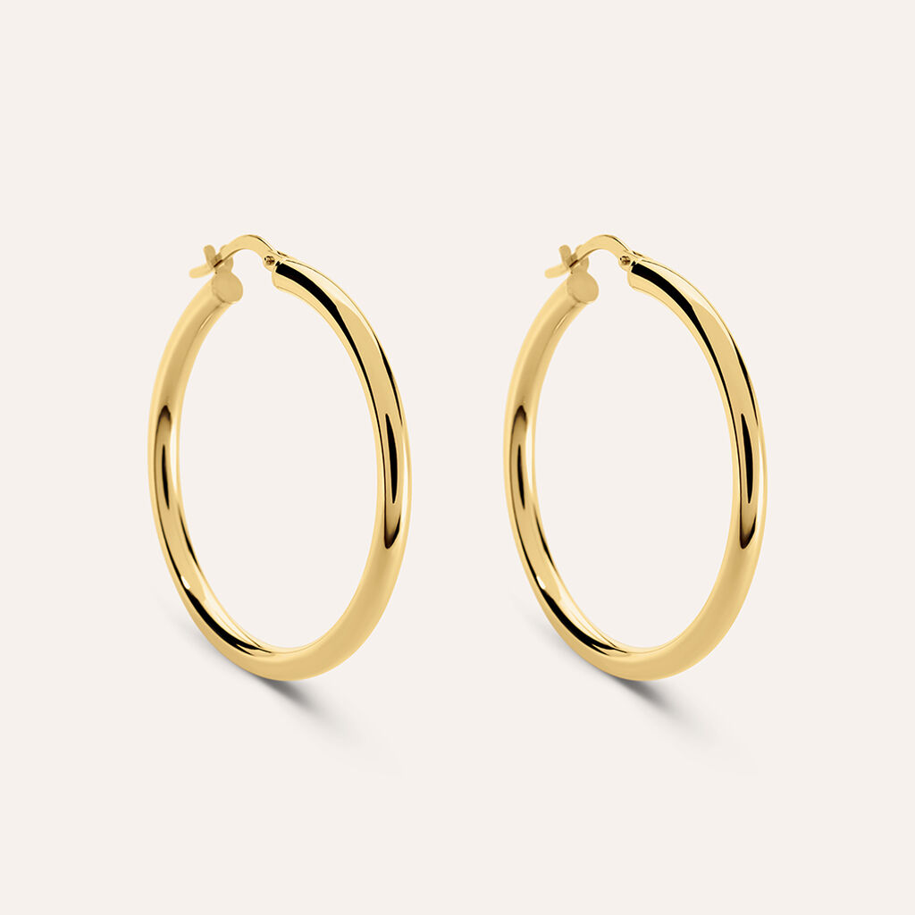 Orecchini A Cerchio Toujours Oro Giallo - Orecchini a Cerchio Donna | Stroili