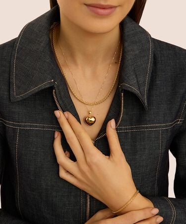 Bracciale Catena Golden Lover Oro Giallo