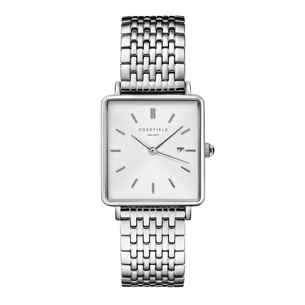 Orologio Al Quarzo Rosefield The Boxy Qwss-q08 - Orologi con Datario Donna | Stroili