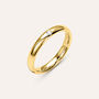 Fede Comoda 3 mm Oro Giallo Diamante