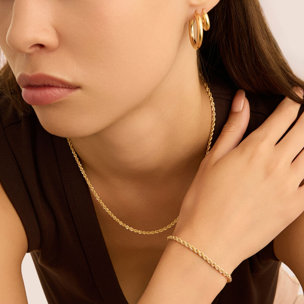 Orecchini A Cerchio Toujours Oro Giallo - Orecchini a Cerchio Donna | Stroili