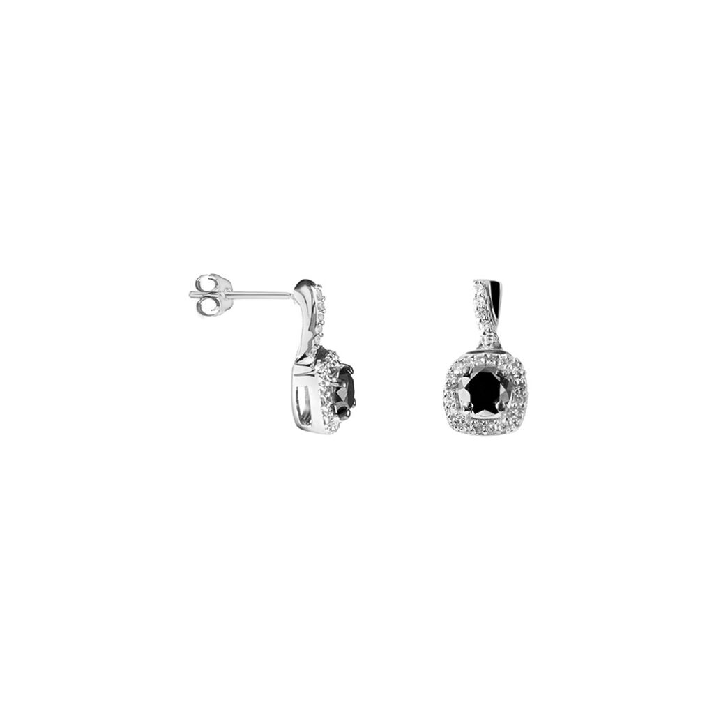 Orecchini Lobo Sophia Oro Bianco Diamante - Orecchini a Lobo Donna | Stroili