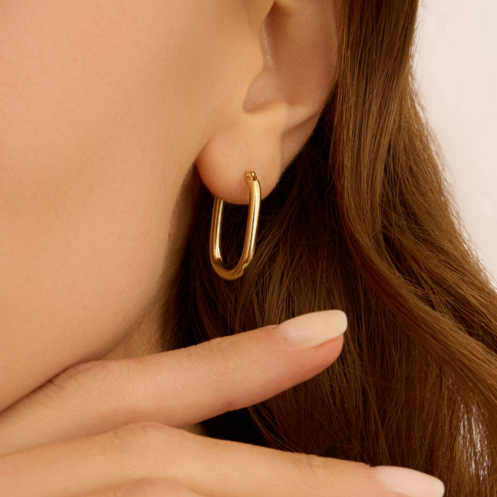 Orecchini A Cerchio Toujours Oro Giallo - Gioielli Donna | Stroili