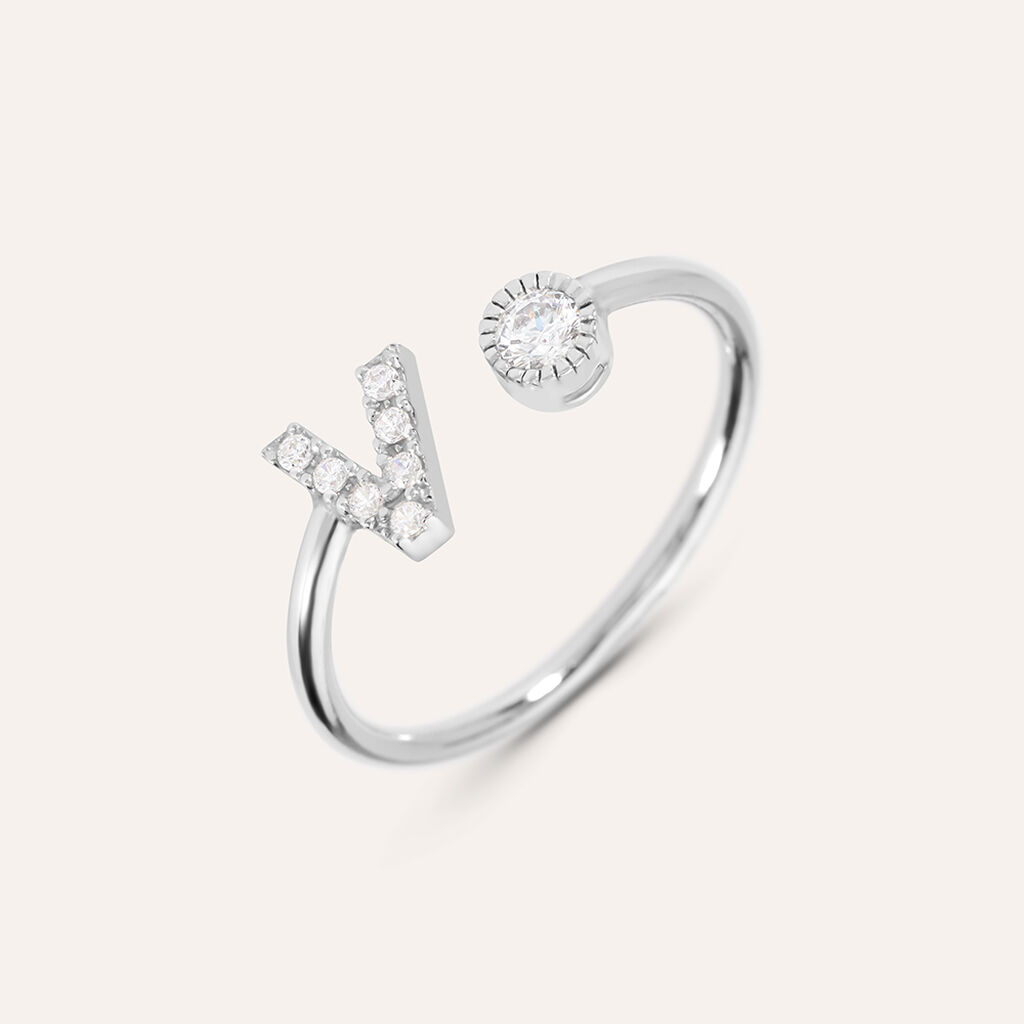 Anello Fantasia Silver Moments Argento Rodiato Cubic Zirconia