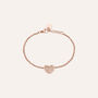 Bracciale Lady Phantasya Acciaio Rosa Cristallo