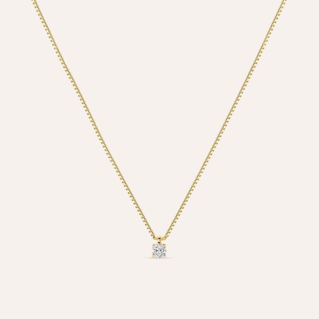 Collana Firmamenti Oro Giallo Diamante
