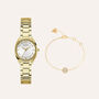 Combo Orologio Al Quarzo Guess Charlotte Box Set Gw0767l2 Con Bracciale