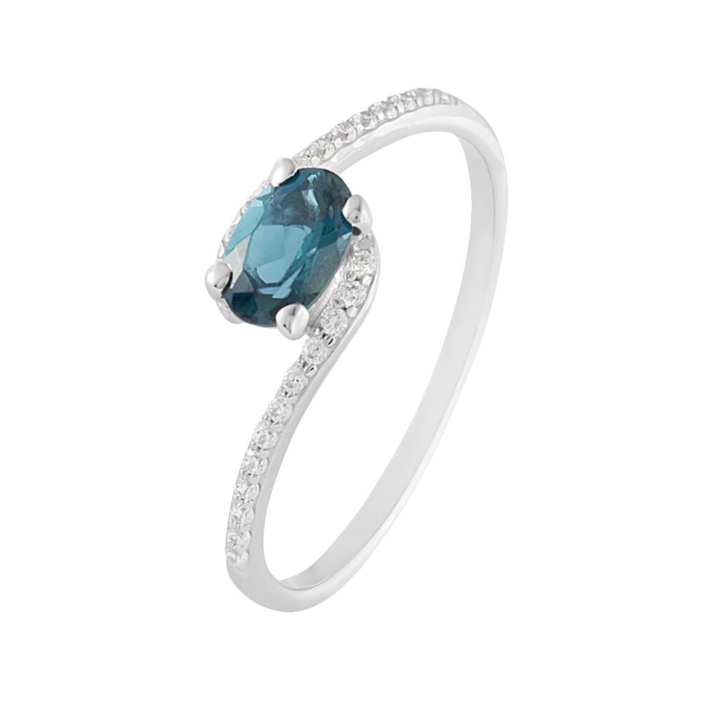 Anello topazio azzurro deals stroili