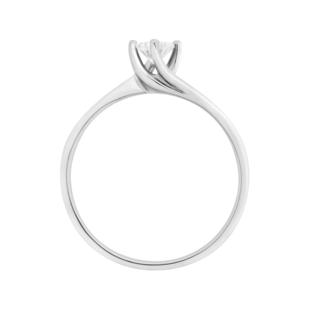 Anello Solitario Firmamenti Oro Bianco Diamante - Anelli con Pietre Donna | Stroili
