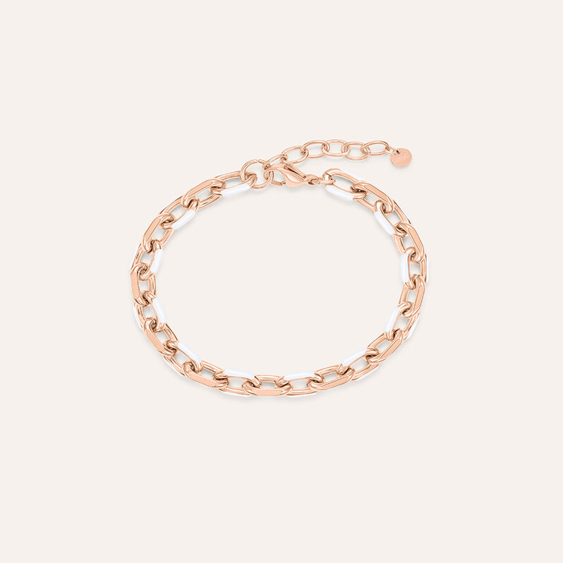 Bracciale Catena Lady Sweet Acciaio Rosa - Bracciali Donna | Stroili
