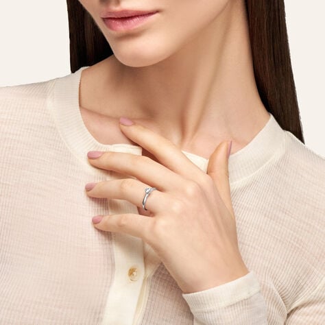 Anello Solitario Diamade Oro Bianco Diamante Lab-Grown - Anelli con Pietre Donna | Stroili