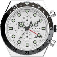 Orologio Al Quarzo Timex Q Timex Gmt Chronograph Tw2v69900