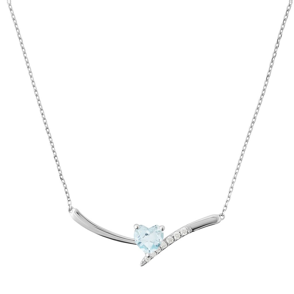 Collana Punto Luce Amélie Oro Bianco Topazio Cubic Zirconia - Collane Punto Luce Donna | Stroili