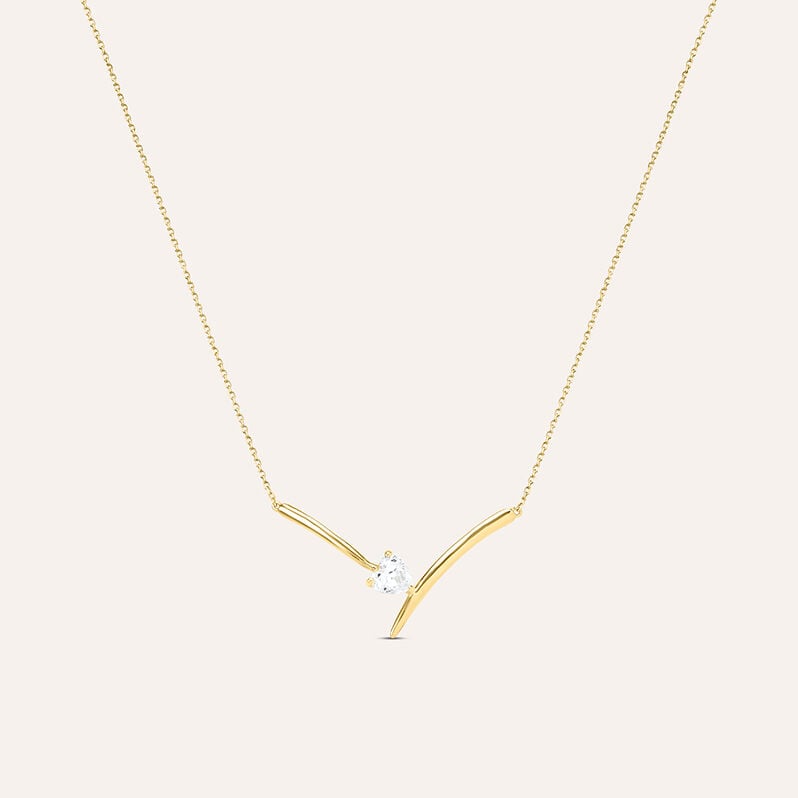 Collana Claire Oro Giallo Cubic Zirconia - Collane Donna | Stroili