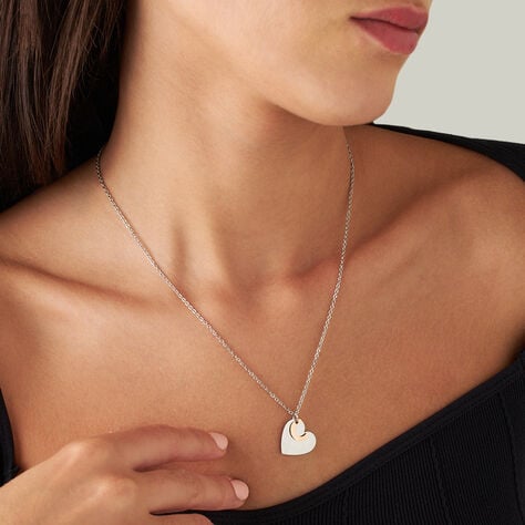 Collana Lady Chic Acciaio Bicolore Bianco / Rosa - Collane Donna | Stroili