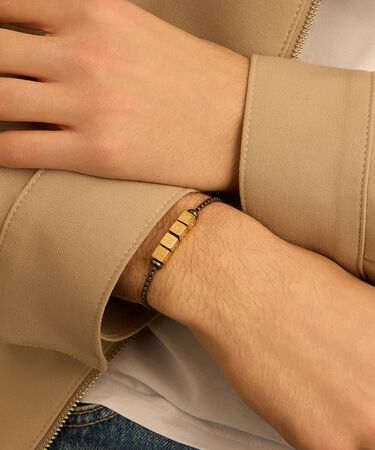 Bead Essential Code Acciaio Dorato