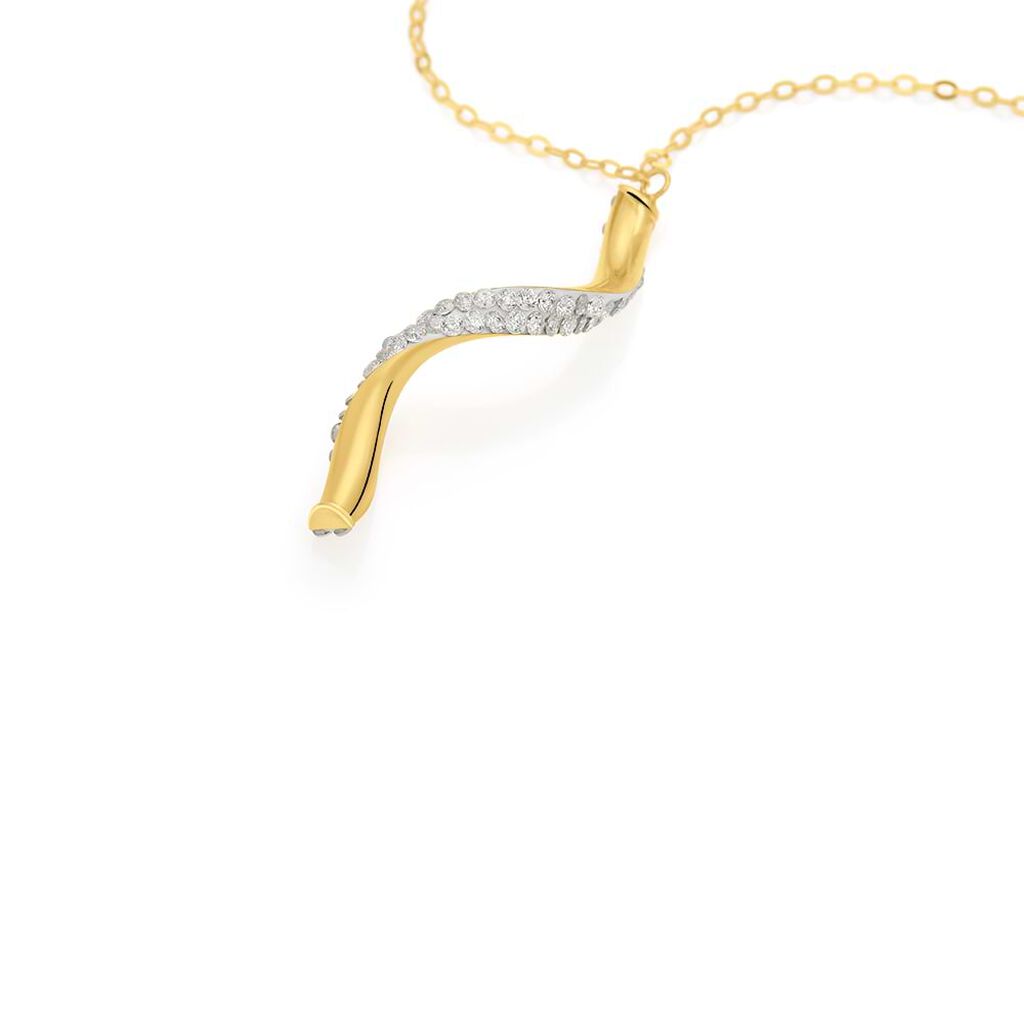 Collana Christelle Oro Giallo Cristallo - Collane Donna | Stroili