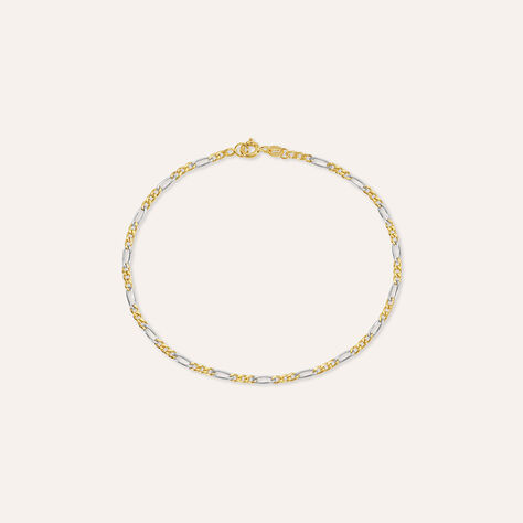 Bracciale Catena Oro Uomo Oro Bicolore - Bracciali Uomo | Stroili