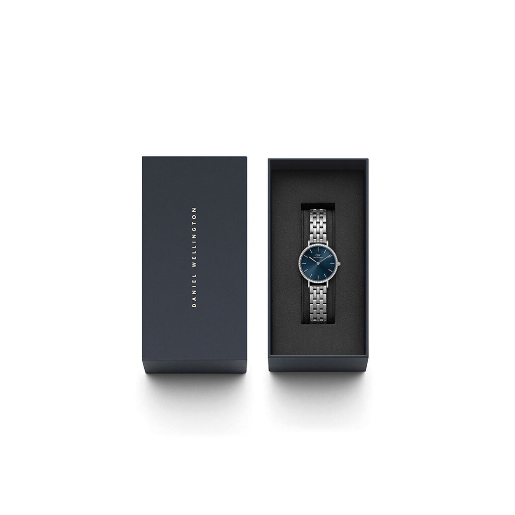 Orologio Al Quarzo Daniel Wellington Petite Lumine Bezel 5-link Arctic Dw00100664 - Orologi solo Tempo Donna | Stroili
