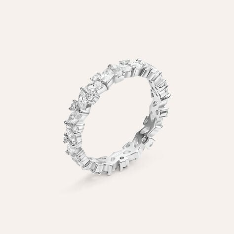 Anello Eternity Silver Elegance Argento Rodiato Cubic Zirconia - Anelli Eternity Donna | Stroili