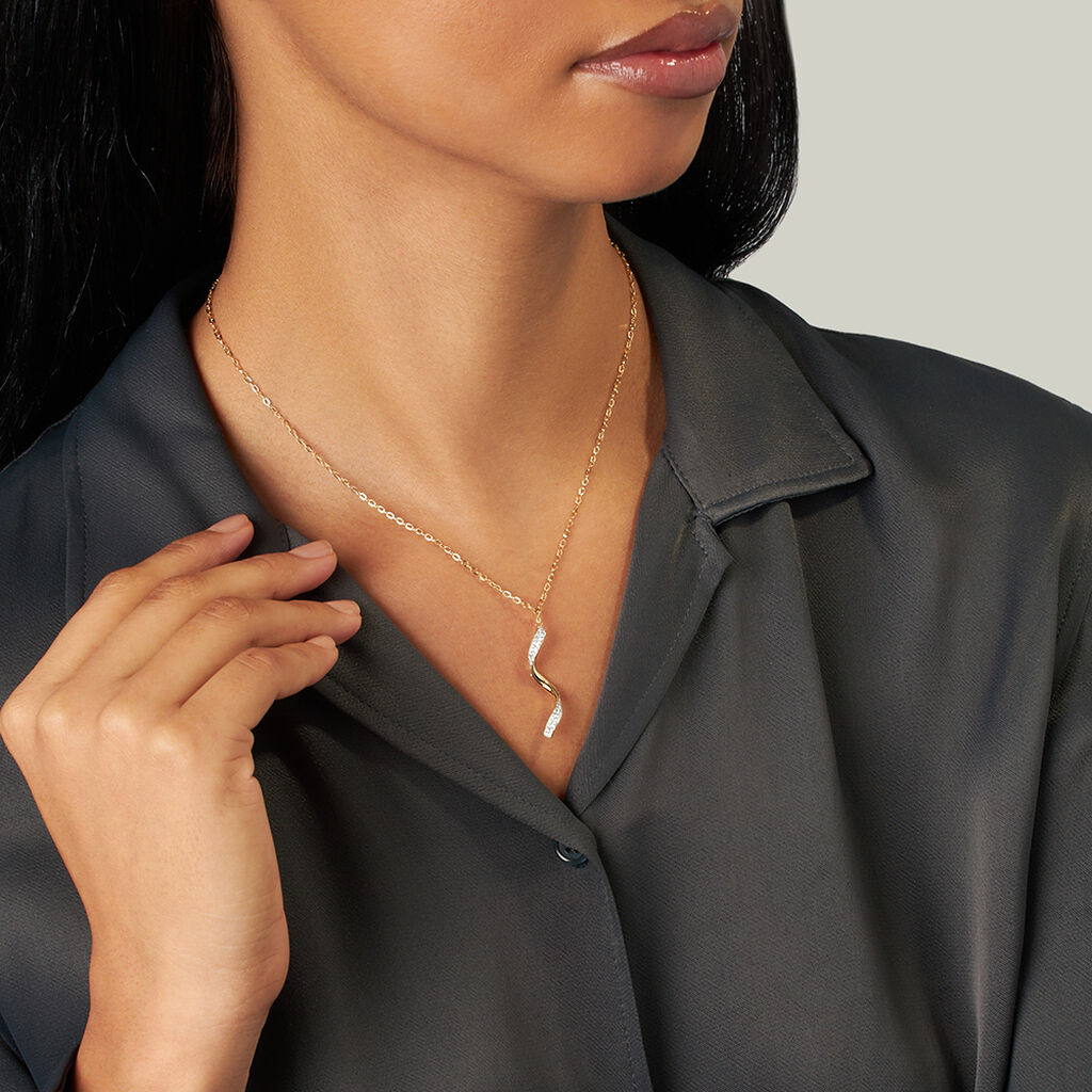 Collana Crystal Gold Oro Giallo Cristallo - Collane Donna | Stroili