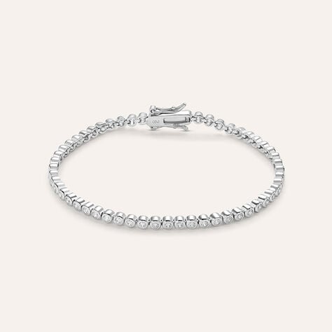 Bracciale Tennis Silver Elegance Argento Rodiato Cubic Zirconia - Bracciali Tennis Donna | Stroili