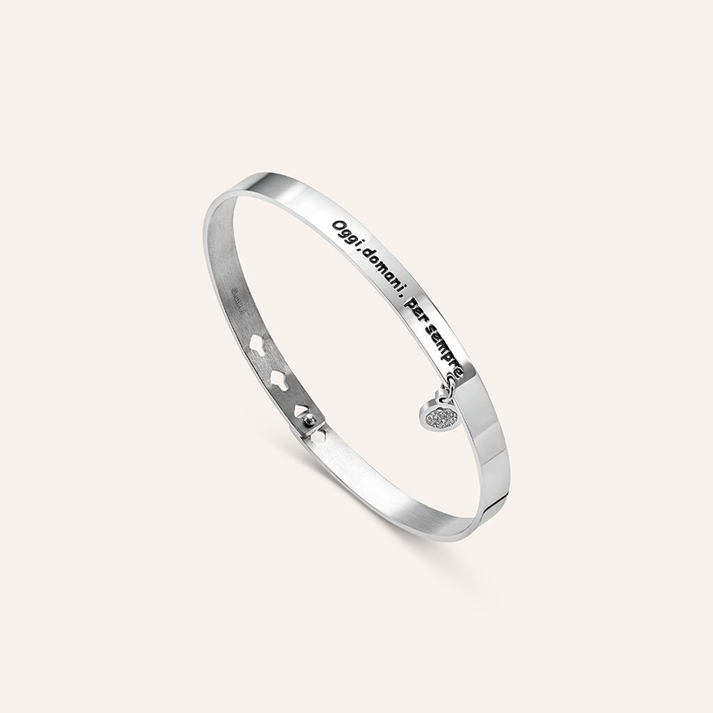 Bangle Sunrise Acciaio Cristallo