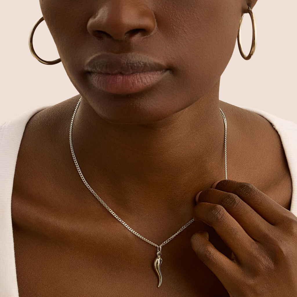 Pendente Silver Collection Argento Rodiato