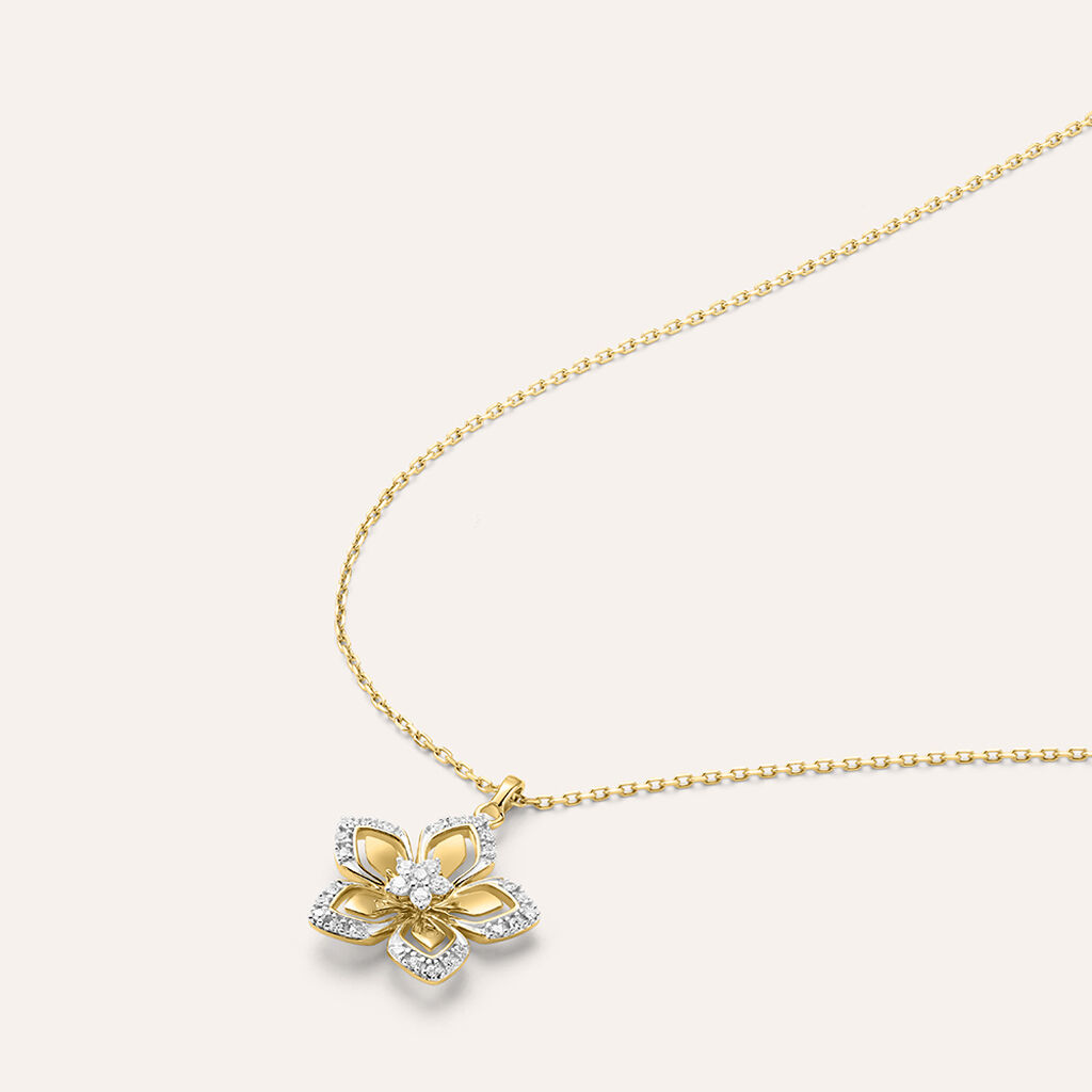 Collana Sophia Oro Giallo Diamante - Collane Donna | Stroili
