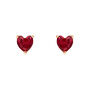 Orecchini Lobo Punto Luce Silver Rainbow Argento Rosa Cubic Zirconia