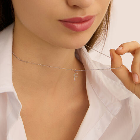 Pendente Poème Oro Bianco Cubic Zirconia - Ciondoli Donna | Stroili