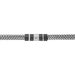 Bracciale Man Code Acciaio Bicolore Bianco / Nero Cubic Zirconia - Bracciali Uomo | Stroili