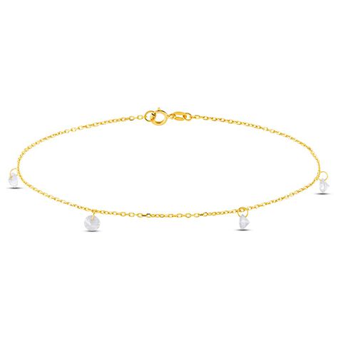 Cavigliera Multi Punto Luce Beverly Oro Giallo Cubic Zirconia - Cavigliere Donna | Stroili