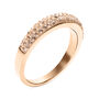 Anello Fascia Lady Phantasya Acciaio Rosa Cristallo