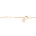 Bracciale sole in argento rosato e zirconi arancioni - Bracciali Amicizia Donna | Stroili